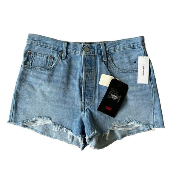 NWT Levi’s 501 High Rise Denim Shorts - Picture 1 of 5